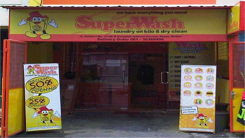 SuperWash Laundry & Dry Clean Franchise in Indonesia