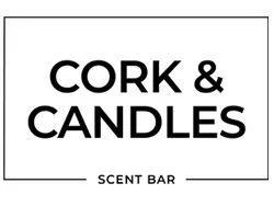 Cork and Candles logo
