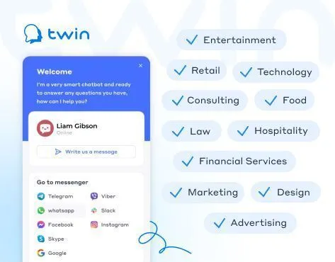 TWIN Franchise For Sale - Voice & Chat Bot Development