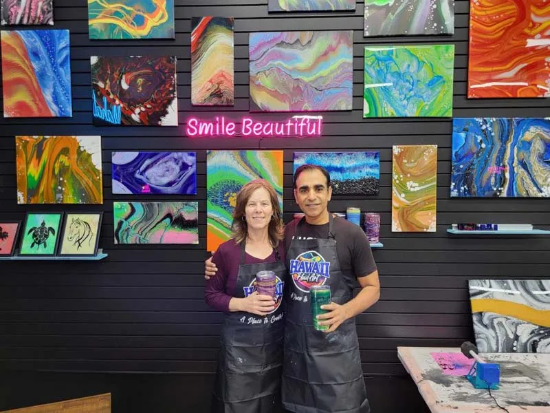 About Hawaii Fluid Art franchise