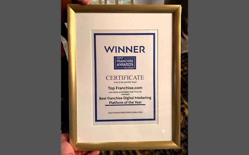 Topfranchise.com's Award at Gulf Franchise Expo 2024!