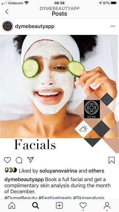 DYME beauty app franchise DYME beauty app franchise