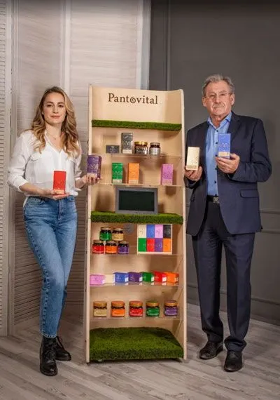 open a product stand for the Pantovital franchise open a product stand for the Pantovital franchise