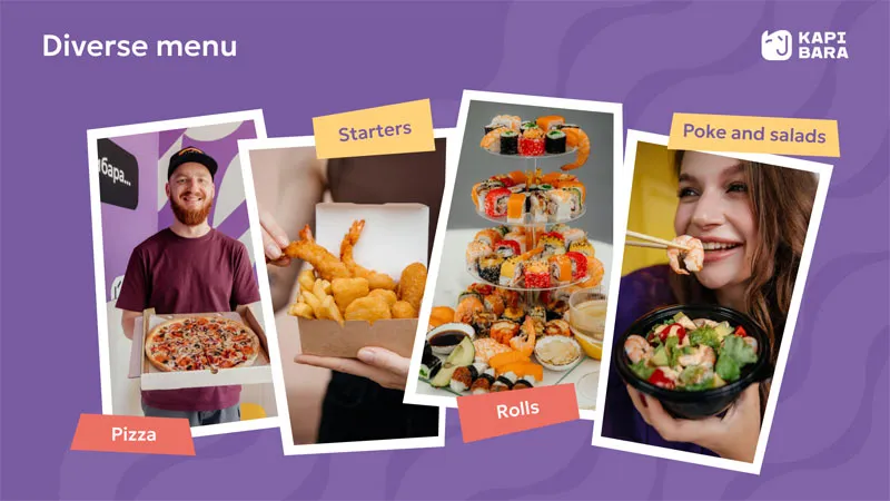 KAPIBARA – Menu