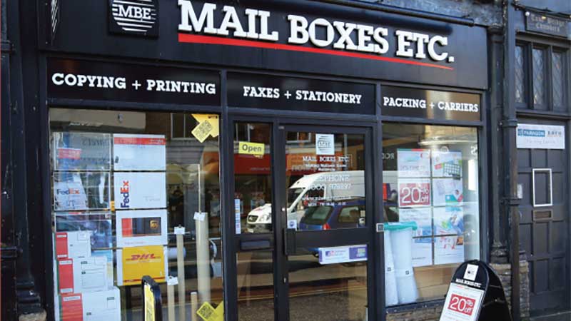 Mail Boxes Etc. franchise