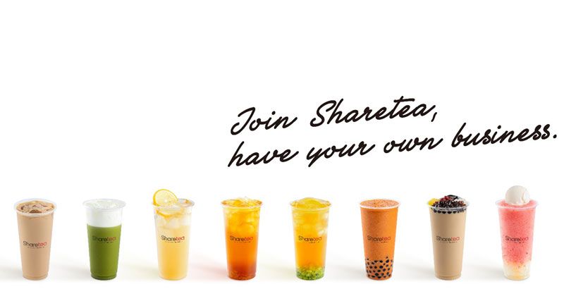 SHARETEA - variety of drinks
