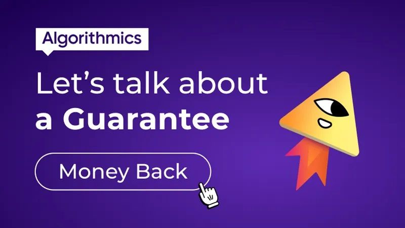 ALGORITHMICS money back guarantee