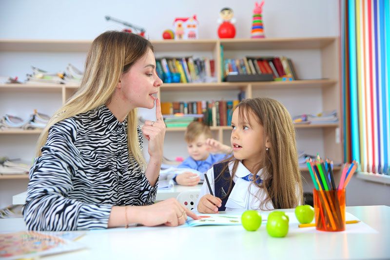 SchoolFord — teacher and child