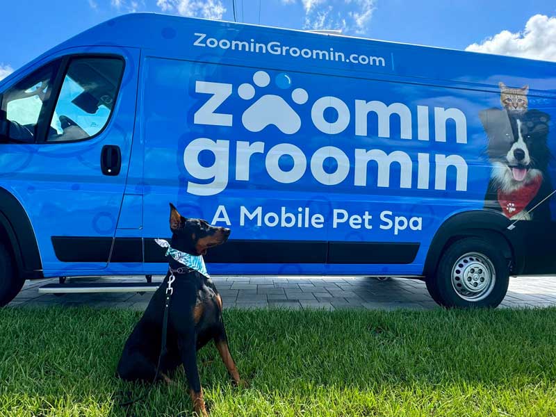 Zoomin Groomin Mobile Pet Spa franchise