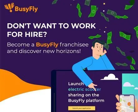 BusyFly Franchise For Sale – Sharing Electric Scooter - image 2