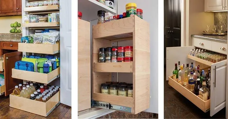 Pantry Pull Out Shelves - Kitchen - Atlanta - by ShelfGenie